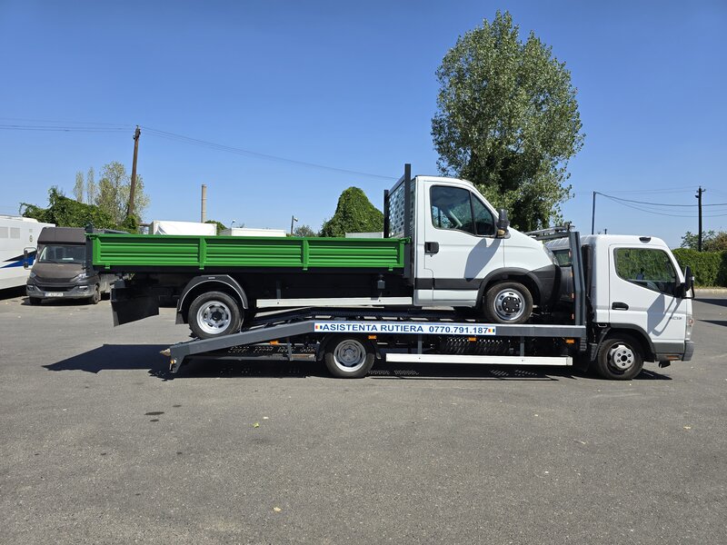 Asistenta rutiera tractari auto, dube, utilaje Bucuresti Ilfov 24/7,
