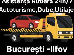 Asistenta rutiera tractari auto, dube, utilaje Bucuresti Ilfov 24/7